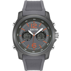 Kenneth Cole Reaction Men's Watch - Ana-Digi Dual Time Grey Strap | KRWGP2188301