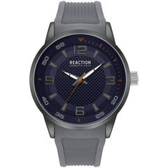 Kenneth Cole Reaction Men's Watch - Quartz Navy Blue Dial Grey Strap | KRWGM2186803