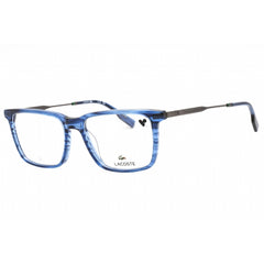 Lacoste Men's Eyeglasses - Clear Lens Blue Rectangular Shape Acetate Frame | L2925 400