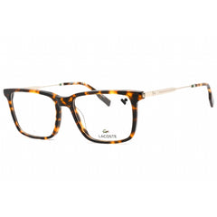 Lacoste Men's Eyeglasses - Clear Lens Dark Havana Rectangular Shape Frame | L2925 230
