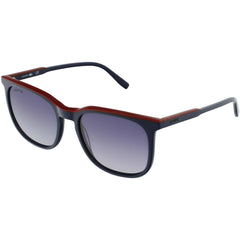 Lacoste Unisex Sunglasses - Blue/Red Acetate Full Rim Rectangular Frame | L925S 424