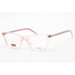 Levi's Women's Eyeglasses - Clear Demo Lens Pink Rectangular Frame | LV 1022 035J 00