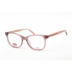 Levi's Women's Eyeglasses - Clear Demo Lens Pink Rectangular Frame | LV 5015 035J 00