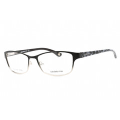 Liz Claiborne Unisex Eyeglasses - Clear Lens Black Fade Metal Frame | L 614 0JBU 00