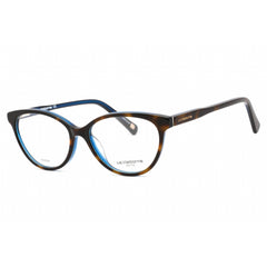 Liz Claiborne Women's Eyeglasses - Clear Lens Havana Blue Oval Frame | L 452 0IPR 00