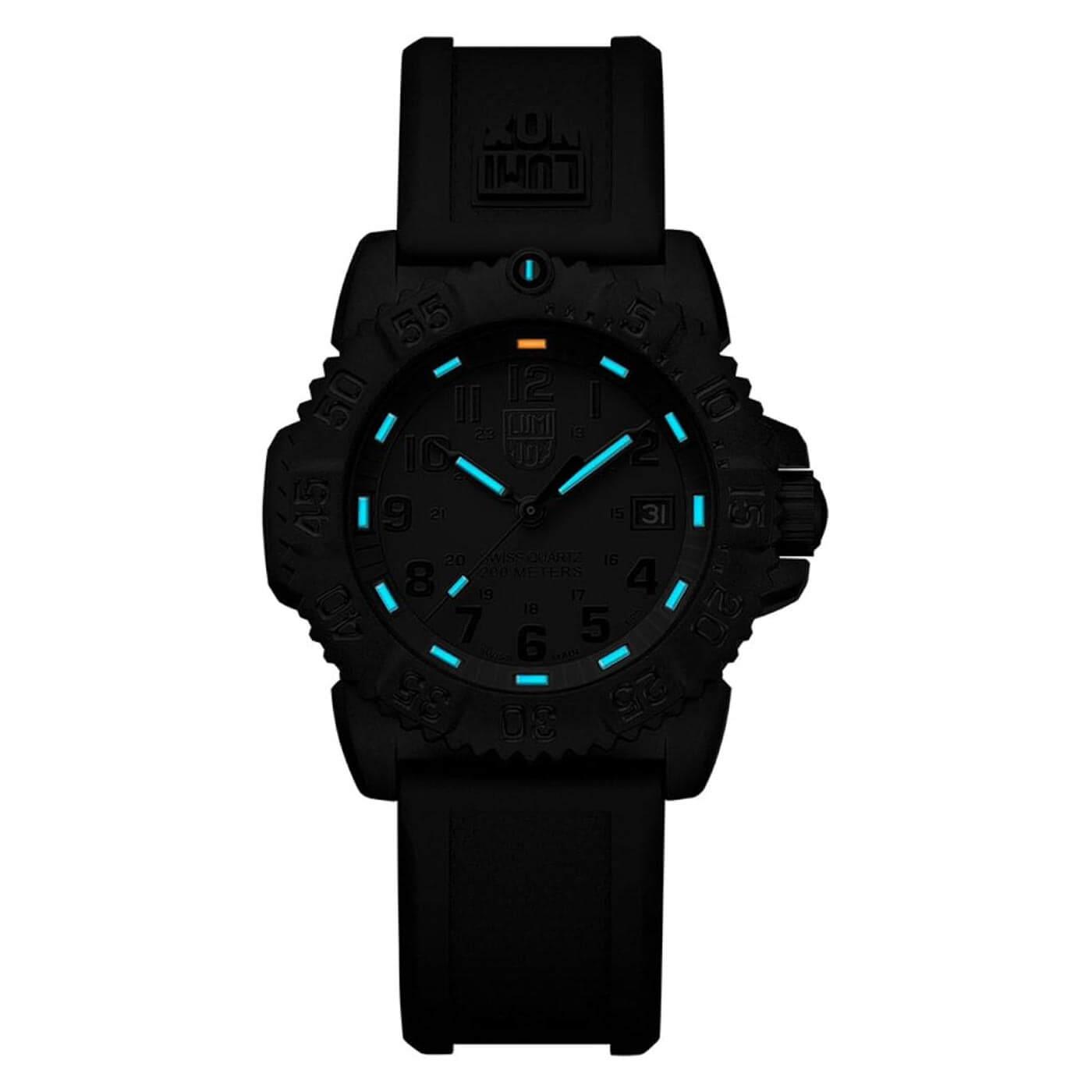 Luminox 7051 Blackout Women's Navy SEAL Colormark Dive Watch