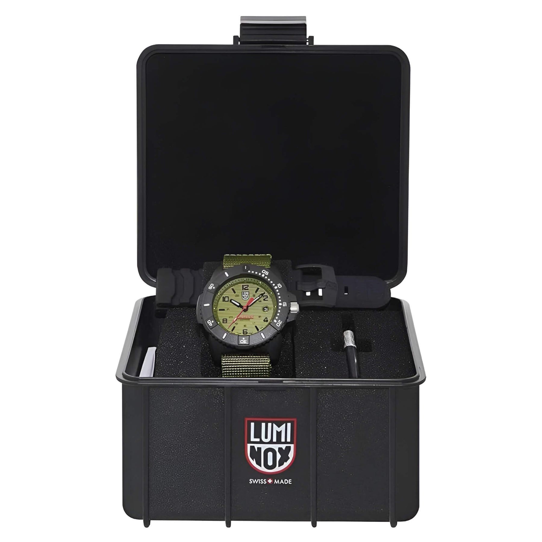 Luminox Men's Quartz Watch - Navy Seal 3600 Series Green Dial