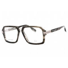 Marc Jacobs Men's Eyeglasses - Clear Lens Grey Horn Square Frame | MARC 715 02W8 00