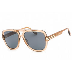 Marc Jacobs Men's Sunglasses Champagne Full Rim Rectangular Frame | MARC 637/S 0HAM IR