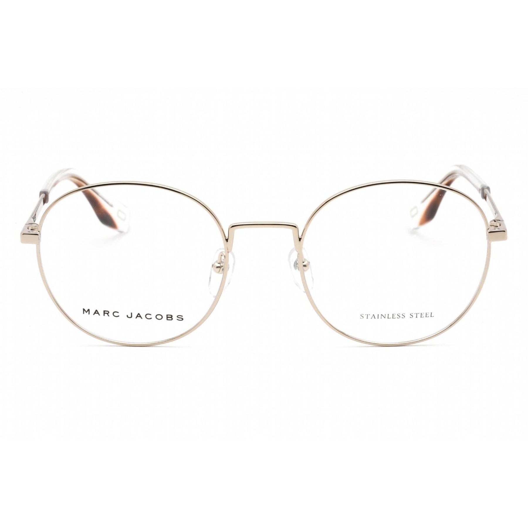 NEW MARC JACOBS MARC 272 03YG 00 EYEGLASSES GOLD UNISEX EYEWEAR MARC JACOBS Marc Jacobs Unisex Eyeglasses - Light Gold Full Rim Oval  main image 3