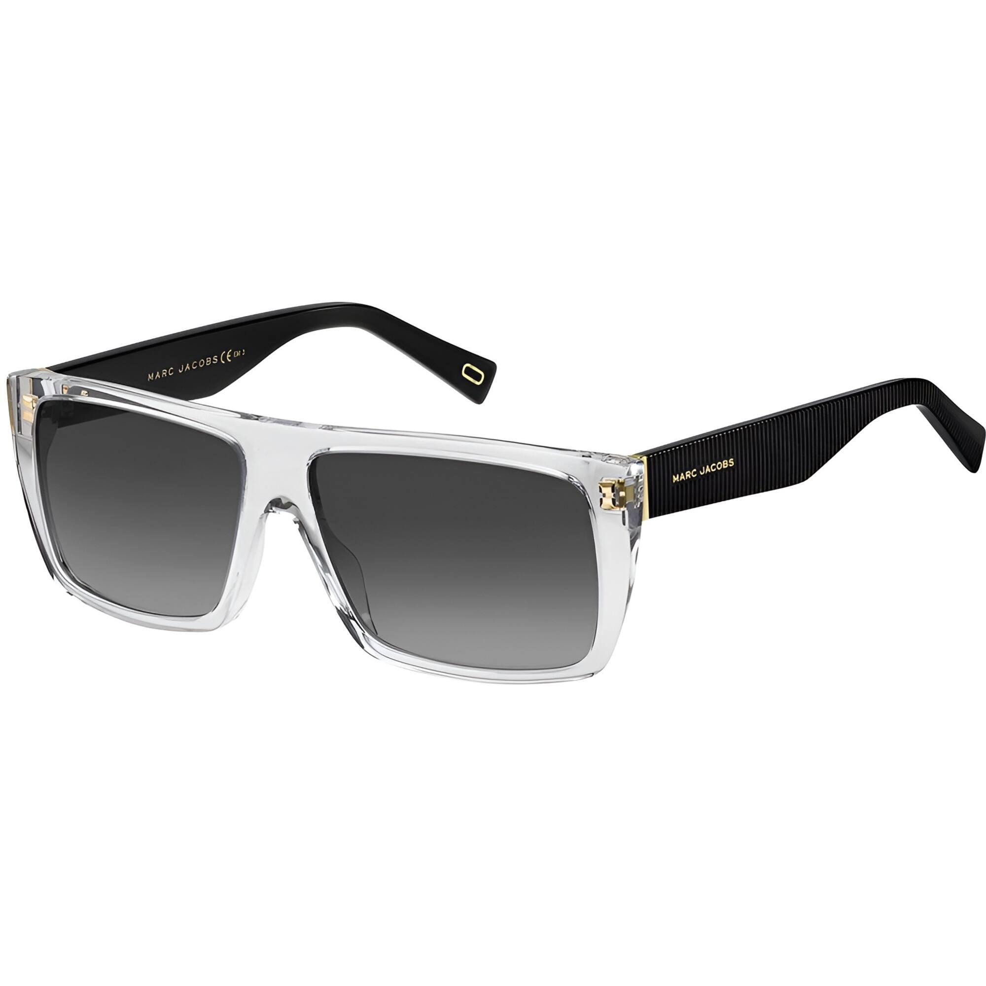 Marc Jacobs Unisex Sunglasses - Crystal Black Plastic Frame | MARC ICO