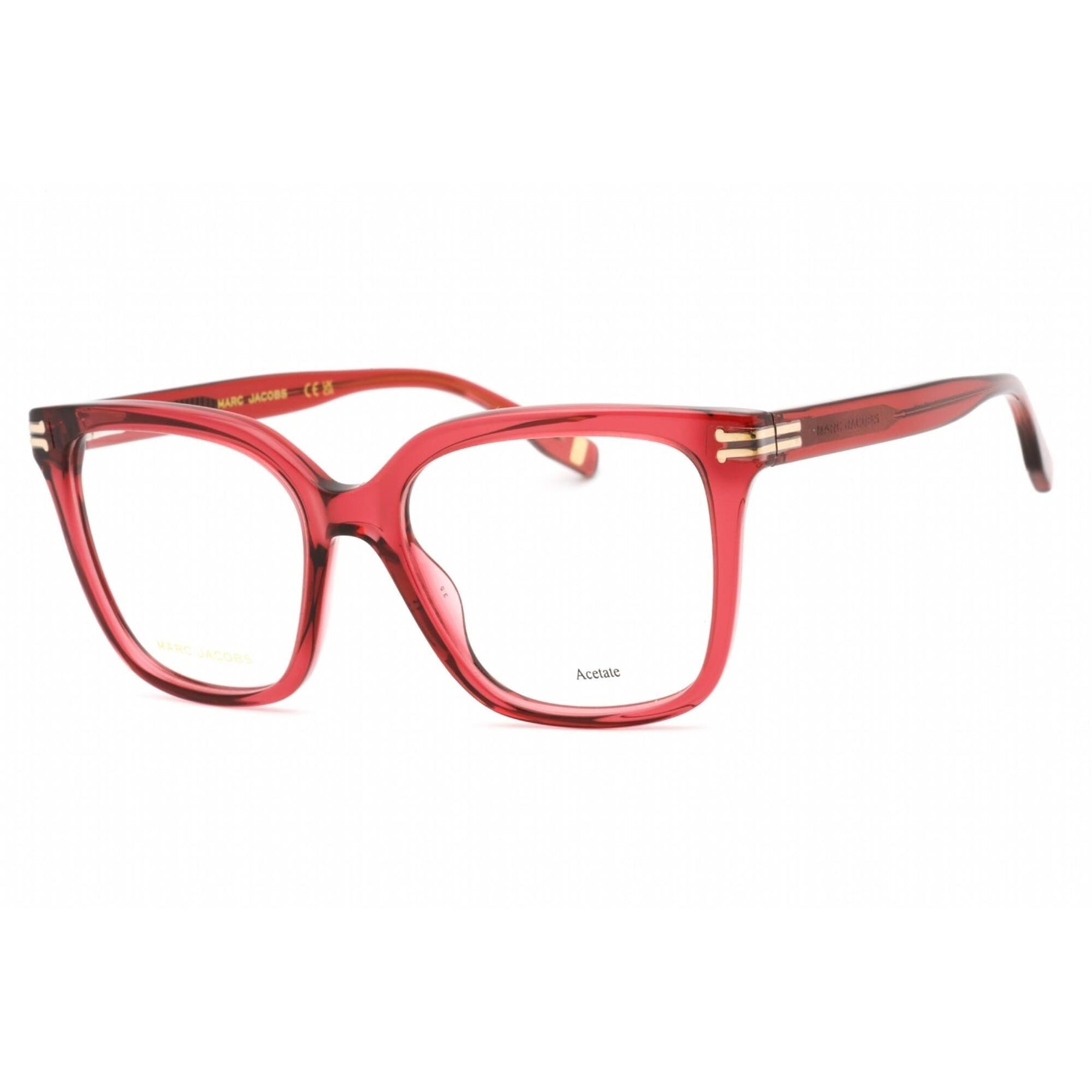Marc Jacobs Burgundy Women\'s Glasses MARC JACOBS 339 LHF Burgundy Womens Rectangle Full Rim  main image 3