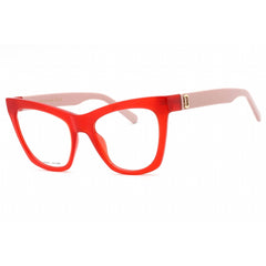 Marc Jacobs Women's Eyeglasses - Red Pink Full Rim Cat Eye Frame | MARC 649 092Y 00
