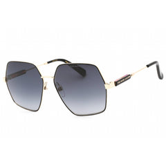 Marc Jacobs Women's Sunglasses Gold Black Metal Rectangular Frame | MARC 575/S 0RHL 9O