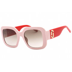 Marc Jacobs Women's Sunglasses Pink Red Plastic Full Rim Frame | MARC 647/S 0C48 HA