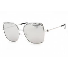 Michael Kors Women's Sunglasses Silver Full Rim Rectangular Frame | 0MK1141 18936G