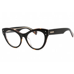 Missoni Men's Eyeglasses - Clear Demo Lens Black Havana Cat Eye | MIS 0065 0WR7 00