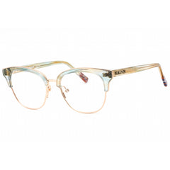 Missoni Women's Eyeglasses - Horn Aqua Metal Cat Eye Shape Frame | MIS 0012 0JUR 00