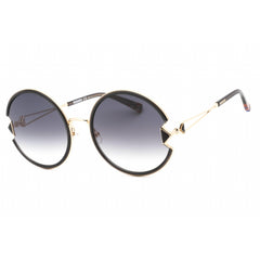 Missoni Women's Sunglasses - Dark Grey Sf Lens Gold Black Frame | MIS 0074/S 0RHL 9O