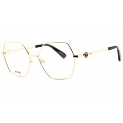 Moschino Women's Eyeglasses - Rose Gold Geometric Full Rim Frame | MOS593 0000 00