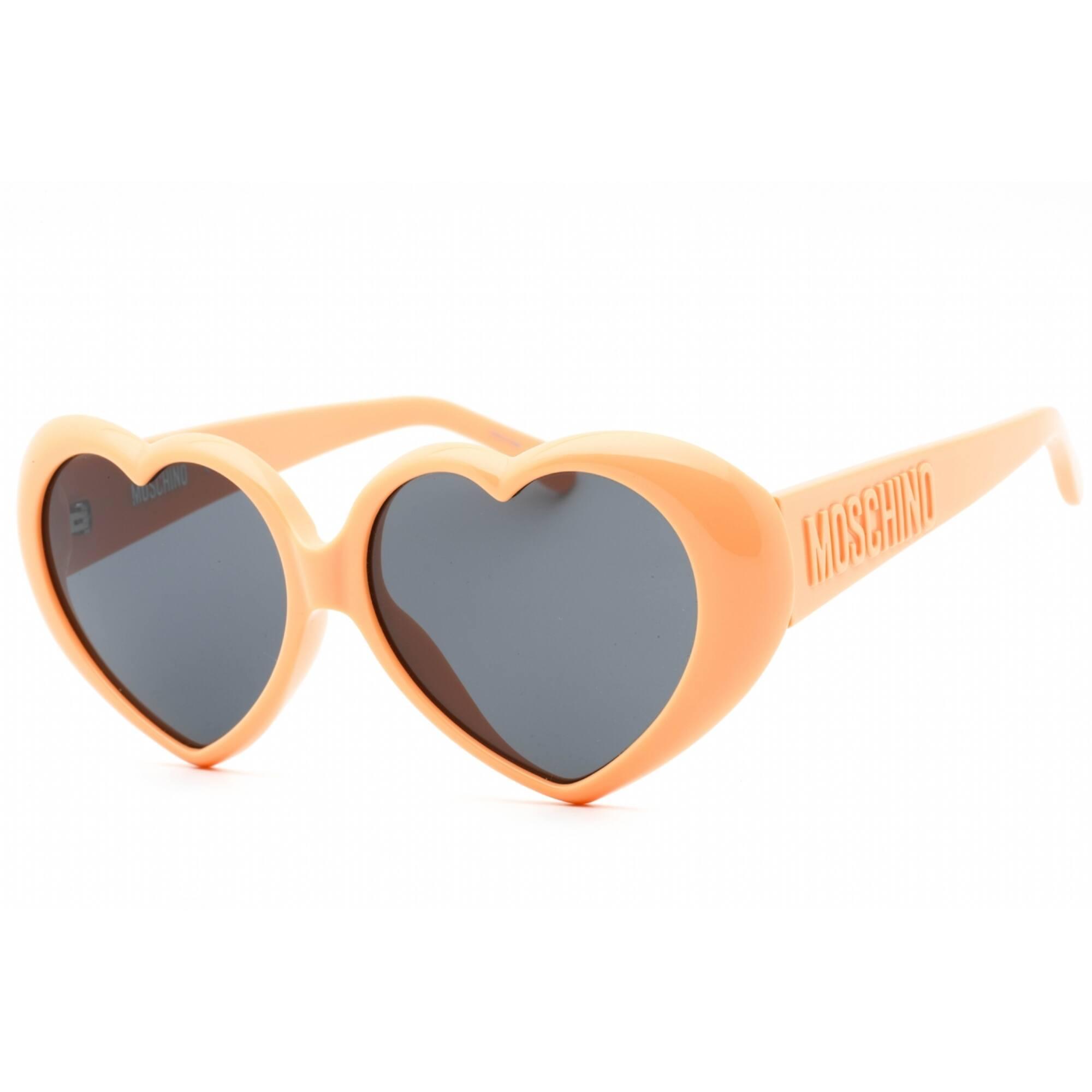 Moschino Women's Sunglasses - Orange Plastic Full Rim Cat Eye Frame ...