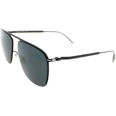 Mykita Men's Sunglasses - Black Metal Frame Black Polarized Lens | BRIAN BLK_BK+P