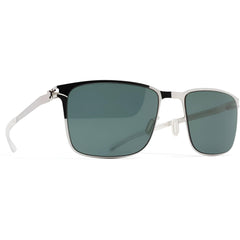 Mykita Men's Sunglasses - Shiny Silver Frame Neophan Polarized Lens | YANIR SSL_NP+P