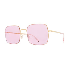 Mykita STUDIO7.1 Pink Rounded Square Lens Unisex Sunglasses