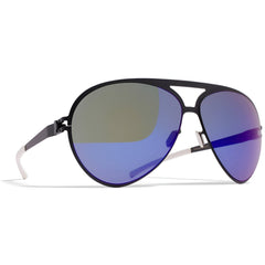 Mykita Unisex Sunglasses - Aubergine Metal Frame Violet Flash Lens | SEPP F62 F62_VL/F