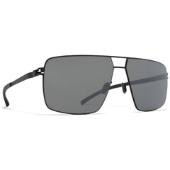 Mykita Unisex Sunglasses - Black Full Rim Frame Mirror Black Lens | PORTER BK_MBK