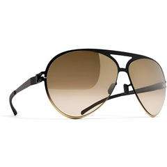 Mykita Unisex Sunglasses - Brown Gradient Flash Lens Aviator | SEPP F67 F67_BRZ/X