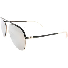 Mykita Unisex Sunglasses - Champagne Gold/Dark Brown Metal Frame | ONNO CGD/DBR_CGD