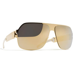 Mykita Unisex Sunglasses - Gold Full Rim Frame Gold Flash Lens | XAVER F9 F9_GD/F