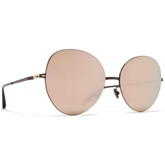 Mykita Women's Sunglasses - Champagne Gold/Dark Brown Metal Frame | AIMI CGD/DBR_CGD