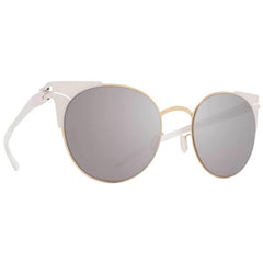 Mykita Women's Sunglasses - Dark Purple Flash Lens Cat Eye Metal Frame | LULU 283