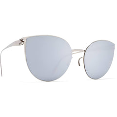 Mykita Women's Sunglasses - Metal Frame Silver Flash Lens | BEVERLY F10 F10_MMM_SL/F