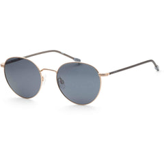 Nautica Unisex Sunglasses - Black Metal Full Rim Round Frame Grey Lens | N5141S 5