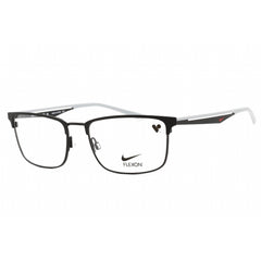 Nike Men's Eyeglasses - Satin Black/Wolf Grey Metal Rectangular Frame | NIKE 4314 002