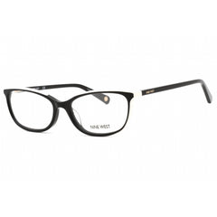 Nine West Unisex Eyeglasses - Black/Cream Plastic Cat Eye Frame | NW5161 001