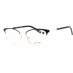 Nine West Women's Eyeglasses - Black Metal Full Rim Cat Eye Frame | NW1091 001