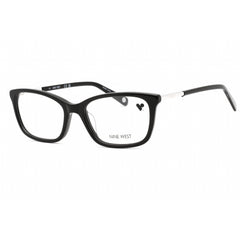Nine West Women's Eyeglasses - Black Plastic Full Rim Rectangular Frame | NW5179 001