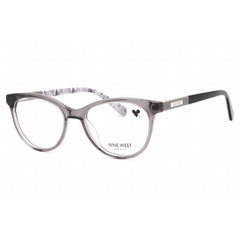 Nine West Women's Eyeglasses - Crystal Light Grey Cat Eye Acetate Frame | NW5209 014