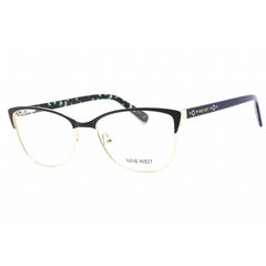 Nine West Women's Eyeglasses - Satin Sold Navy Metal Cat Eye Frame | NW8011 400