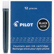Pilot Namiki IC100 Vulpen Inktcartridge, Blauw, 12 cartridges per pak (2 Pack