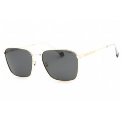 Polaroid Core Men's Sunglasses - Gold Crystal Square Frame | PLD 4120/G/S/X 0LOJ M9