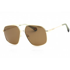 Polaroid Core Unisex Sunglasses - Gold Metal Frame Bronze Pz Lens | PLD 6173/S 0J5G SP