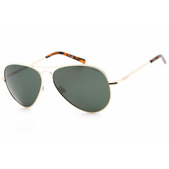 Polaroid Core Unisex Sunglasses - Light Gold Aviator Full Rim | Pld 1017/S 03YG 00