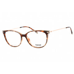 Polaroid Core Women's Eyeglasses - Havana Plastic Oval Frame | PLD D415 0086 00