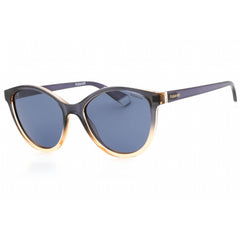 Polaroid Core Women's Sunglasses - Blue Beige Cat Eye Frame | PLD 4133/S/X 0YRQ C3