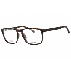 Police Men's Eyeglasses - Matte Dark Havana Rectangular Shape Frame | VPLA44 0878